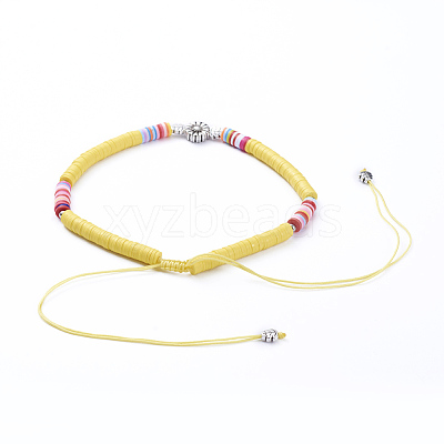 Adjustable Nylon Cord Braided Beaded Necklaces NJEW-JN02727-1