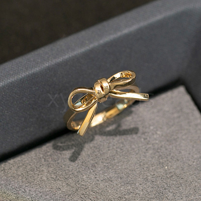 Bowknot 925 Sterling Silver Finger Rings for Women FS-WGCDFEC-04-1