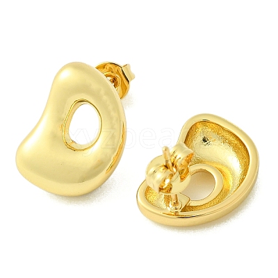 Rack Plating Brass Earrings EJEW-S222-01G-D-1