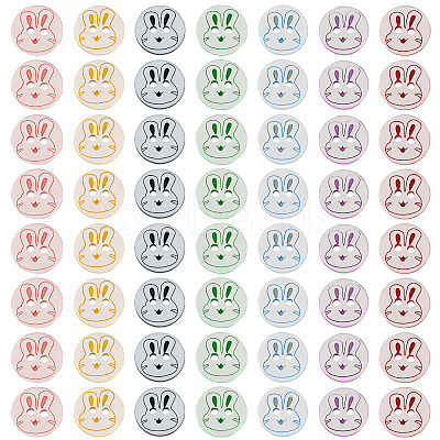 200Pcs 2-Hole Resin Buttons BUTT-TA0001-60A-1