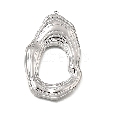 304 Stainless Steel Big Pendants SA-CBAD9BF-10P-1
