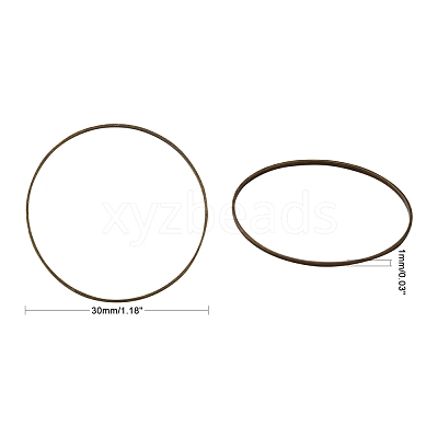 Brass Linking Rings X-EC18730mm-NFAB-1