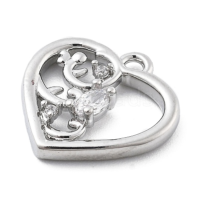 Brass Micro Pave Cubic Zirconia Pendants LS-KK-H511-01P-04-1