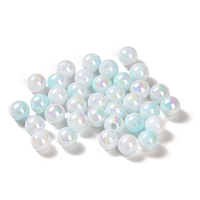 Opaque Acrylic Beads OACR-Z016-01B-02-1