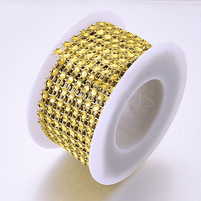 8 Rows Plastic Diamond Mesh Wrap Roll OCOR-N005-001A-1