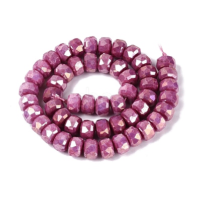 Anti-Tarnish Electroplate Glass Beads Strands GLAA-T025-10mm-11I-1