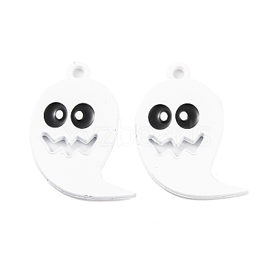 Halloween Theme Rack Plating Alloy Pendants FIND-M020-01C-EB-1