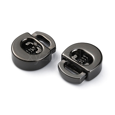 Alloy Spring Cord Locks FIND-WH0110-063B-1
