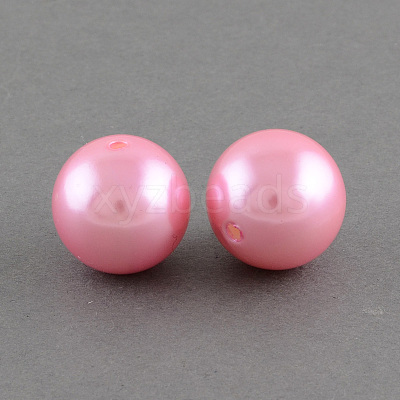 ABS Plastic Imitation Pearl Round Beads SACR-S074-8mm-A75-1