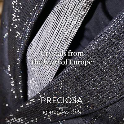 Preciosa® Crystal Hotfix Flatback Stones Y-PRC-HSS12-90300-1