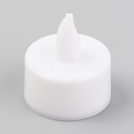 Plastic Flameless LED Tea Light Candles AJEW-H123-01B-1