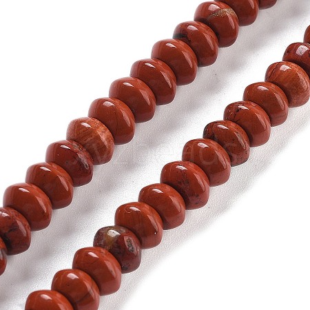 Natural Red Jasper Beads Strands G-P559-A17-01-1