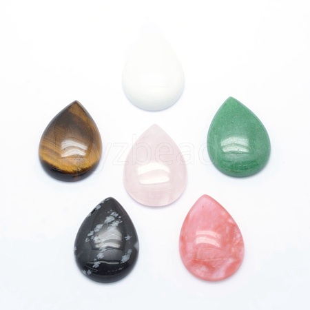 Natural & Synthetic Mixed Stone Cabochons G-P393-G-1