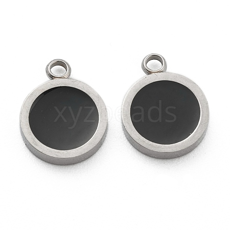 Fashion 304 Stainless Steel Enamel Charms STAS-Z009-14P-1