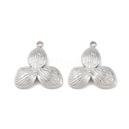 304 Stainless Steel Pendants STAS-P424-08P-1