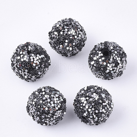 Acrylic Beads SACR-T345-01B-02-1
