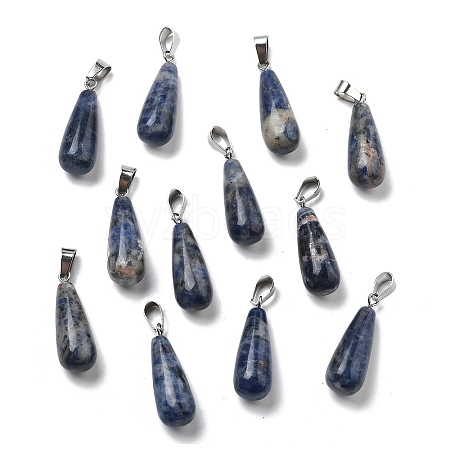 Natural Sodalite Pendants G-T081-30-1