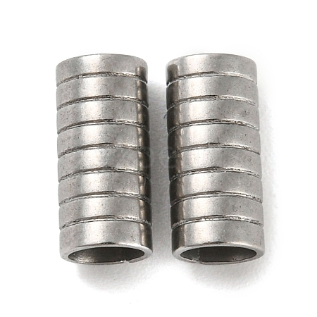 Non-Tarnish 201 Stainless Steel Tube Beads STAS-Z049-06P-1