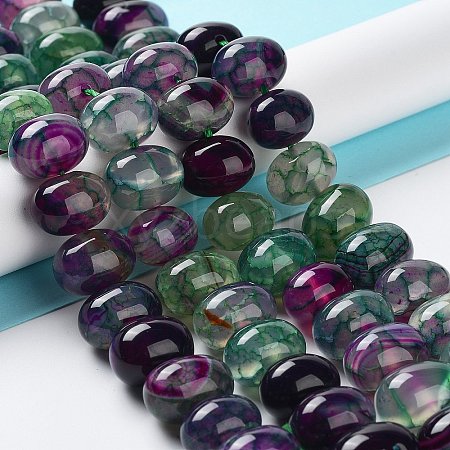 Natural Agate Beads Strands G-G021-03A-13-1