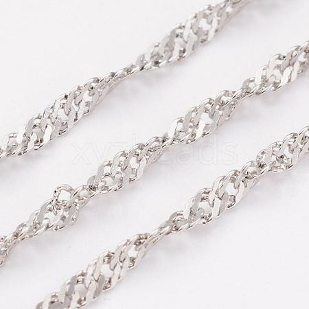 Tarnish Resistant 304 Stainless Steel Singapore Chains CHS-H007-13P-1