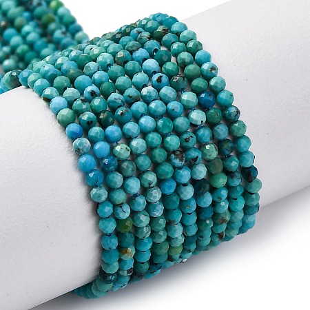 Natural HuBei Turquoise Beads Strands G-B130-A01-01-1