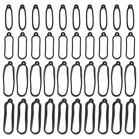 DELORIGIN 40Pcs 4 Style Anti-Lost Silicone Rings Holder SIL-DR0001-03-1