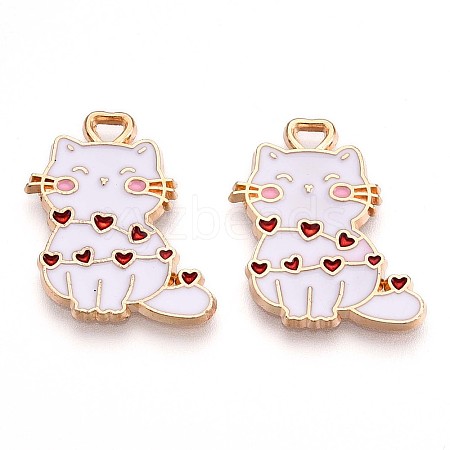 Alloy Enamel Pendants ENAM-N056-437-1