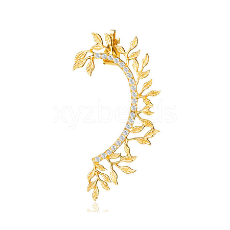 Alloy Leaf Cuff Earrings for Girl Women Gift FS-WG3F1DE-01-1