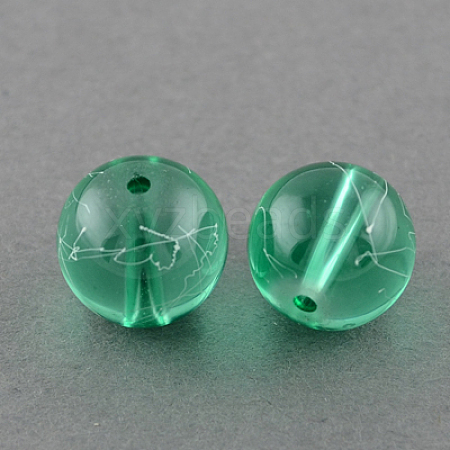 Drawbench Transparent Glass Beads Strands GLAD-Q012-8mm-11-1