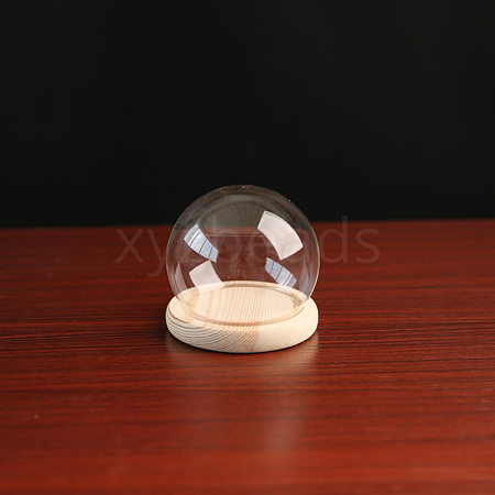 High Borosilicate Glass Dome Cover DJEW-PW0001-22C-01-1