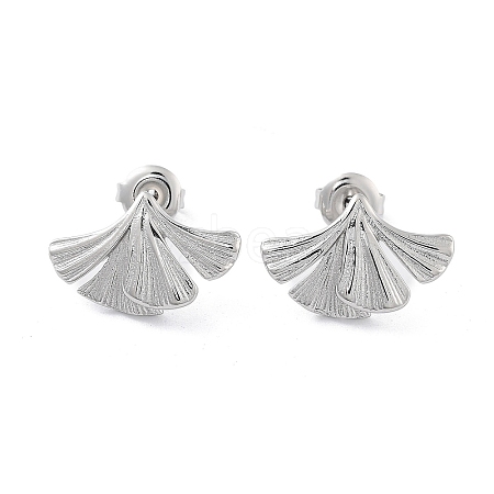 Non-Tarnish 304 Stainless Steel Stud Earrings EJEW-P258-14P-1