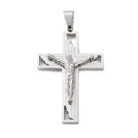 Easter 304 Stainless Steel Pendants STAS-E527-02P-1