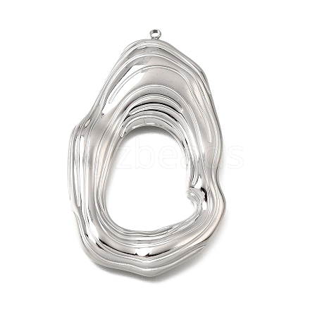 304 Stainless Steel Big Pendants SA-CBAD9BF-10P-1