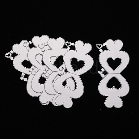 Heart Carbon Steel Cutting Dies Stencils DIY-A008-26-1