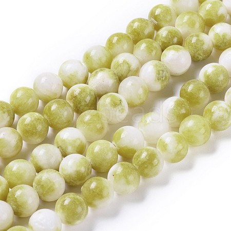 Natural Persian Jade Beads Strands G-D434-8mm-29-1