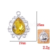 Glass Rhinestone Pendants FIND-WH0021-91S-020-1