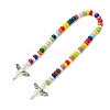 Acrylic Beads & Alloy Bookmark AJEW-JK00357-3