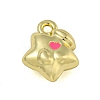 Alloy Enamel Charms FIND-Z058-05G-1