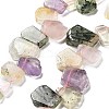 Natural Amethyst & Quartz Crystal & Rose Quartz & Prehnite & Citrine Beads Strands G-P528-K02-01-1