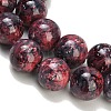 Baking Paint Glass Beads Strands GL-CBA8F4B-02I-2
