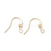 Brass Earring Hooks KK-H503-26G-1