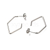 304 Stainless Steel Stud Earrings for Women EJEW-M028-07S-2