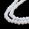 Imitation Jade Glass Bead Strands GLAA-F001-3x2mm-10-4