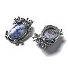 Natural Blue Spot Jasper Pendants G-H083-01AS-06-2