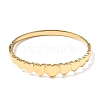 304 Stainless Steel Hinged Bangles for Women BJEW-B168-06G-4