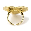 Rack Plating Brass Cuff Finger Rings for Women RJEW-C114-14B-G-3