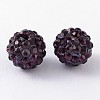 Polymer Clay Rhinestone Beads RB-C1438-10mm-A11-2