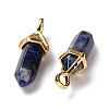 Natural Sodalite Pointed Pendants G-K329-41G-3