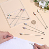10Pcs Handmade Flower Printed Porcelain Brooches JEWB-CP00006-3