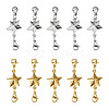 16Pcs 2 Colors 304 Stainless Steel Lobster Claw Clasps PALLOY-TAC0265-2